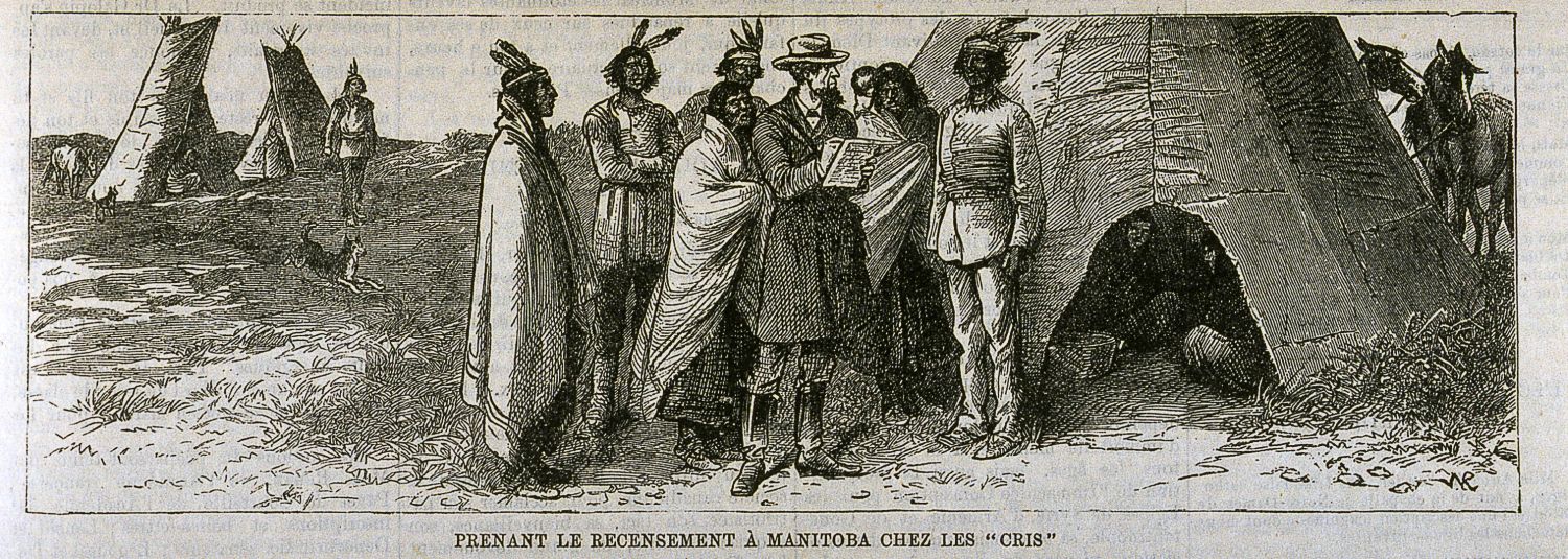 Recensement à Manitoba chez les cris, L'Opinion publique, Vol. 12, no 27 (7 juillet 1881), p. 315.